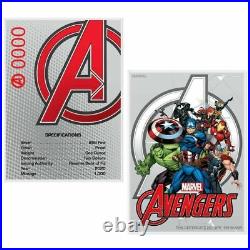 2020 Avengers Logo Silver Coin