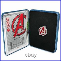 2020 Avengers Logo Silver Coin