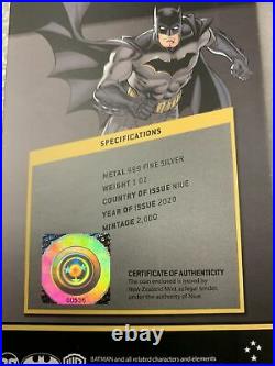2020 Batman Chibi Coin DC Comics Series 1oz Silver Only 2000 Minted World Wide
