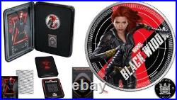 2020 Black Widow Marvel Silver Coin