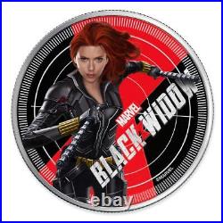 2020 Black Widow Marvel Silver Coin