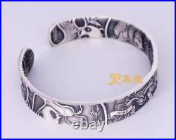 2020 China Ag990 Silver Panda Bracelet- World Investment Silver Coins pattern