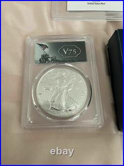 2020 End of WW2 World War II 75th Anniversary American Eagle Silver Coin PR70
