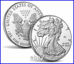 2020 End of World War II 75th Anniversary American Eagle Silver