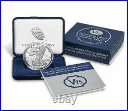 2020 End of World War II 75th Anniversary American Eagle Silver