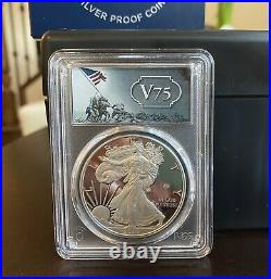 2020 End of World War II 75th Anniversary Silver Eagle 2-Coin Set PCGS PR70DCAM