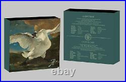 2020 Treasures of world painting -The Threatened Swan 1oz Silver Coin