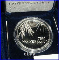 2020 US Mint. 999 Silver Medal End of World War II 75th Anniversary with Box & COA
