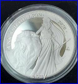 2020 Una and the Lion 1 Oz Silver Proof Only 750 Minted SOLD OUT WORLDWIDE