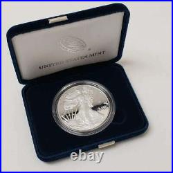 2020 W American 1oz Silver Eagle $1 Dollar World War II An Proof Coin VF-WW22008