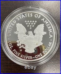 2020 W American Silver Eagle Proof V75 End of World War II (20XF) in OGP