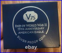 2020 W End World War II 75 American Silver Eagle V75 NGC PF70 IWO JIMA LABEL! #