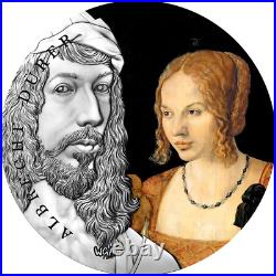 2021 Albrecht Dürer World's Greatest Aartists 2 oz pure silver antique coin