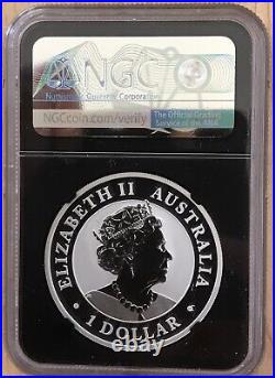 2021 Australia 1oz Silver Kookaburra World Money Fair WMF Berlin NGC MS70 FR COA