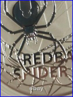 2021 Australia 5 oz Silver Redback Spider BU Only 1000 Coins Worldwide