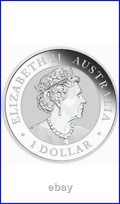 2021 Australia Kookaburra Berlin World Money Fair 1 oz Silver Coin PRESALE
