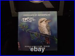 2021 Australian Kookaburra 1oz Silver Coin World Money Fair No 793/1500