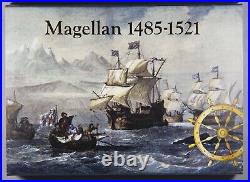 2021 Barbados $5 Dollar Circumnavigation World 500 Years Magellan 3 Oz Silver