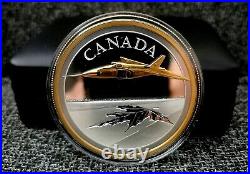 2021 Canada 5 oz. Pure Silver Coin The Avro Arrow 1000 Minted Worldwide