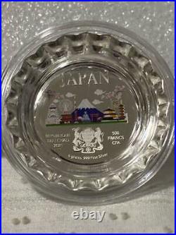 2021 Chad Bottle Cap Japan Japan World Landmark Silver Coins