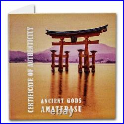 2021 Cook Islands 3 oz Silver Gods of the World Amaterasu SKU#234981