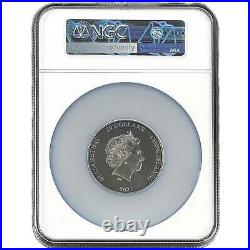 2021 Cook Islands AMATERASU Gods of the World 3 oz Silver Coin MS 70 OZB