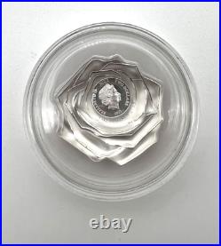 2021 Enchanting Rose world enchanting flower 1 oz fine silver proof coin