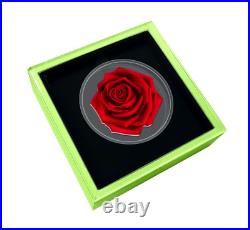 2021 Enchanting Rose world enchanting flower 1 oz fine silver proof coin