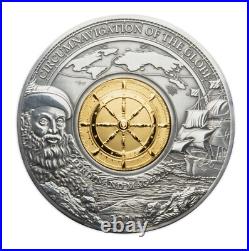 2021 Ferdinand Magellan Circumnavigation of the world 3 oz silver coin
