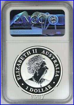 2021 NGC Australia 1 oz Silver Colorized Kookaburra MS70 Berlin World Money Fair
