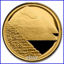 2021 Niue 1/10 oz Gold 7 Wonders of the World Great Pyramid SKU#235544