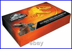 2021 Niue Jurassic World T-Rex Shaped 2oz Silver Antiqued $5 Coin SEALED