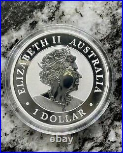 2022 Australia The World Money Fair Kookaburra 1 oz Silver Coin