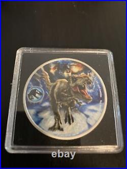 2022 Fiji Jurassic World Dominion Ice Age Edition 1 oz Silver Coin 299 Minted