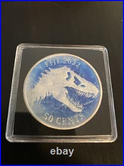 2022 Fiji Jurassic World Dominion Ice Age Edition 1 oz Silver Coin 299 Minted