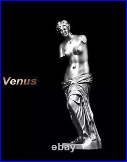 2022 VENUS De Milo World Art Sculpture 3D Silver Coin Cameroon 90gram COA BOX