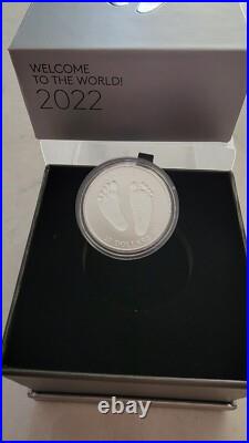 2022'Welcome to the World!' Proof $10 Fine Silver 1/2oz Coin