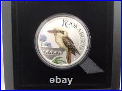 2022 World Money Fair Kookaburra Coloured 1oz Silver Coin