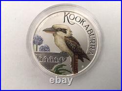 2022 World Money Fair Kookaburra Coloured 1oz Silver Coin