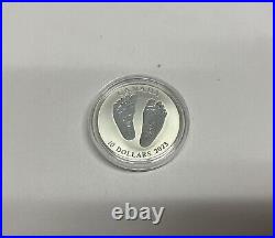 2023 $10 Welcome to the World Baby Feet Pure Silver Coin