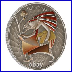 2023 2 Dollars Silver Coin'Baba Yaga' World of Cryptids Series, Mythical 2023 2 Dollars Silver Coin'Baba Yaga' World of Cryptids Series, Mythical