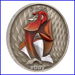 2023 2 Dollars Silver Coin'Curupira' World of Cryptids Series, Mythical 2023 2 Dollars Silver Coin'Curupira' World of Cryptids Series, Mythical
