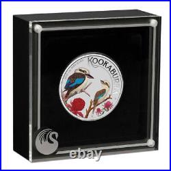 2023 Australia World Money Fair Kookaburra 1oz Silver Colorized Coin NGC MS 70