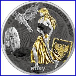 2023 Germania World's Fair of Money 2oz Silver BU Ennobled ANA Edition Coin
