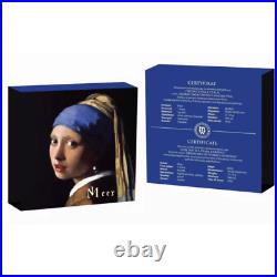 2023 Niue World famous Girl With A Pearl Earring 1 OZ silver coin, with box