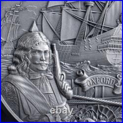 2024 Barbados Oxford Captains of Fortune 2 oz 999 Silver Antique HR Coin 2024 Barbados Oxford Captains of Fortune 2 oz 999 Silver Antique HR Coin