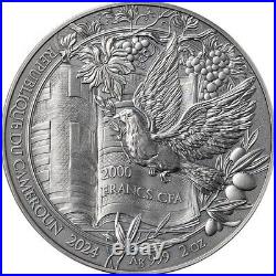 2024 Cameroon 2 oz Silver Bible Stories The Nativity