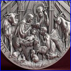 2024 Cameroon 2 oz Silver Bible Stories The Nativity