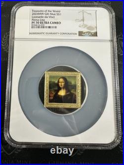 2024 Niue 1 oz Silver Treasures of the World Da Vincis Mona Lisa NGC PF70 UC 2024 Niue 1 oz Silver Treasures of the World Da Vincis Mona Lisa NGC PF70 UC