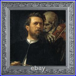 2025 Cameroon Treasures of World Arnold Böcklin with Death 1 oz Silver Coin